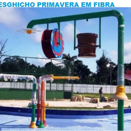 Brinquedos para Playground Aquático por Sideral Parques Infantis - Fabricação e Reformas
