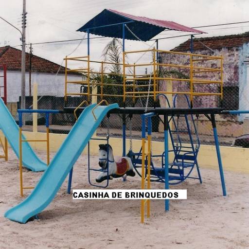 6 - Playgrounds De Metal E Fibra por Sideral Parques Infantis - Fabricação e Reformas