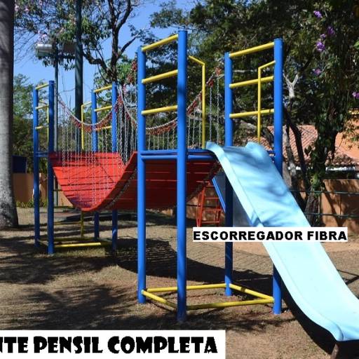 6 - Playgrounds De Metal E Fibra por Sideral Parques Infantis - Fabricação e Reformas