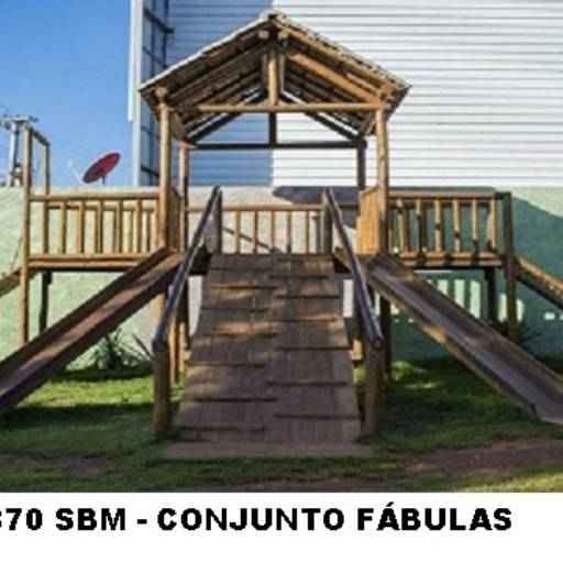 7 - Playgrounds De Troncos Rústicos por Sideral Parques Infantis - Fabricação e Reformas