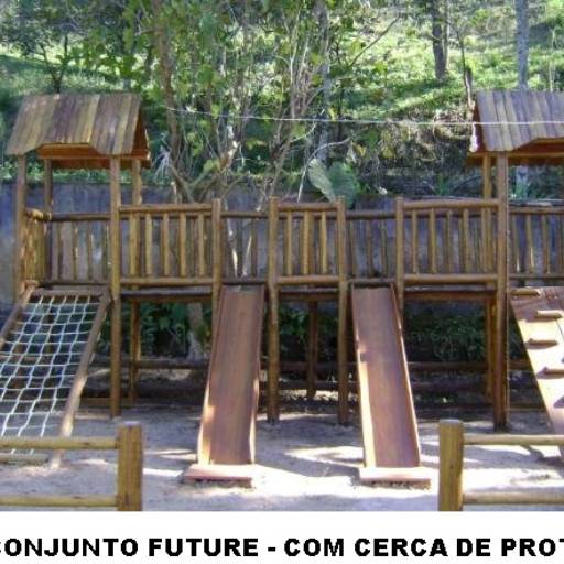7 - Playgrounds De Troncos Rústicos por Sideral Parques Infantis - Fabricação e Reformas