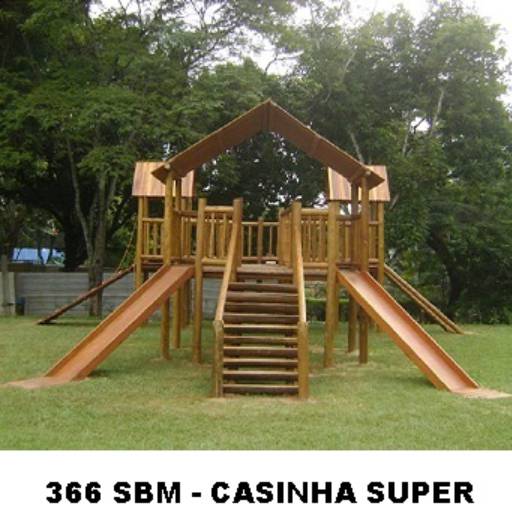 7 - Playgrounds De Troncos Rústicos por Sideral Parques Infantis - Fabricação e Reformas