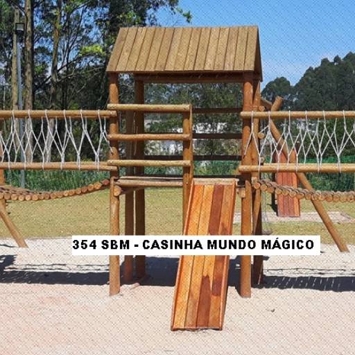 7 - Playgrounds De Troncos Rústicos por Sideral Parques Infantis - Fabricação e Reformas