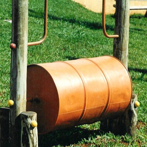 7 - Playgrounds De Troncos Rústicos por Sideral Parques Infantis - Fabricação e Reformas