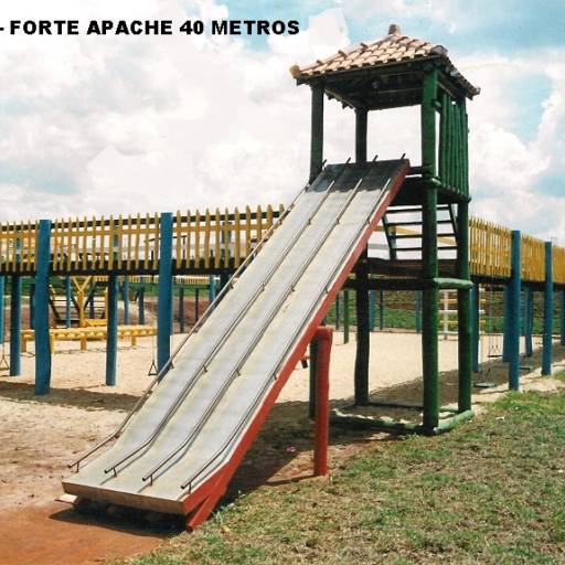 7 - Playgrounds De Troncos Rústicos por Sideral Parques Infantis - Fabricação e Reformas