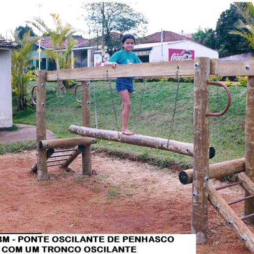 7 - Playgrounds De Troncos Rústicos por Sideral Parques Infantis - Fabricação e Reformas