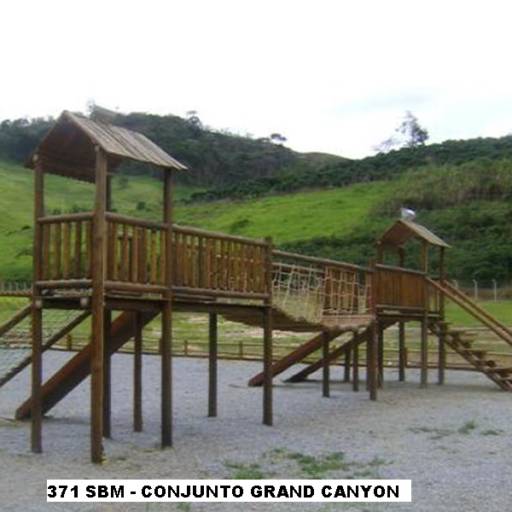 7 - Playgrounds De Troncos Rústicos por Sideral Parques Infantis - Fabricação e Reformas