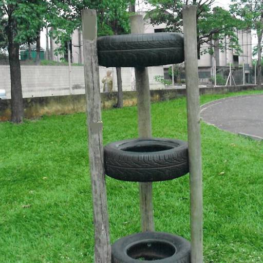 7 - Playgrounds De Troncos Rústicos por Sideral Parques Infantis - Fabricação e Reformas