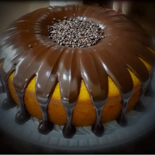 Vulcão de Cenoura com Brigadeiro Cremoso