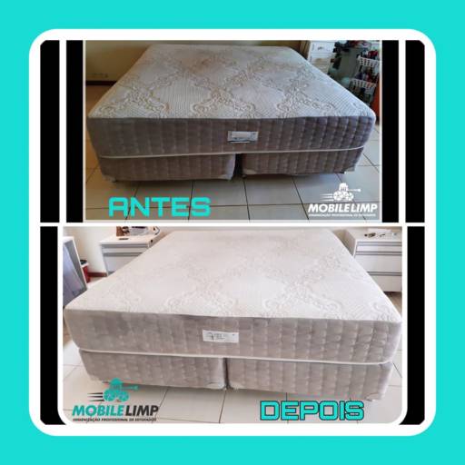 Limpeza e Higienização de Colchões por Mobile Limp - Higienização profissional de estofados