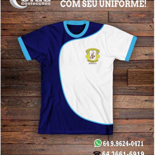Comprar o produto de Uniforme - Colégio Estadual Professora Alice Pereira Alves - CEPA em Camisetas pela empresa Cida Confecções em Mineiros, GO por Solutudo