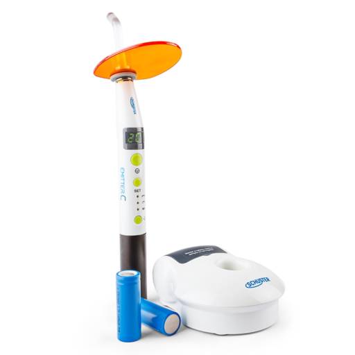 Fotopolimerizadof e clareador Emiter C, 1250mw/cm , modo continuo,rampa e pulsado, com kit clareamento por CEO Central de Equipamentos Odontológicos(DUPLICADA)