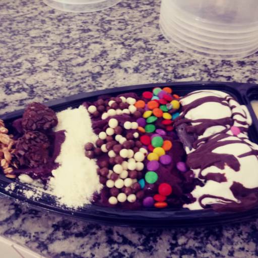 Barca de Açai ou Sorvete por Sorveteria Doce Sabor
