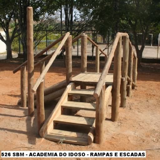 21 - Playgrounds de Troncos - Academia do Vovô por Sideral Parques Infantis - Fabricação e Reformas