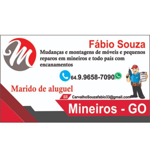 Comprar o produto de Reparos  em Reparos pela empresa Fábio Souza Marido de Aluguel em Mineiros, GO por Solutudo