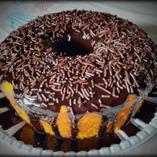 Baby de Cenoura com calda de chocolate