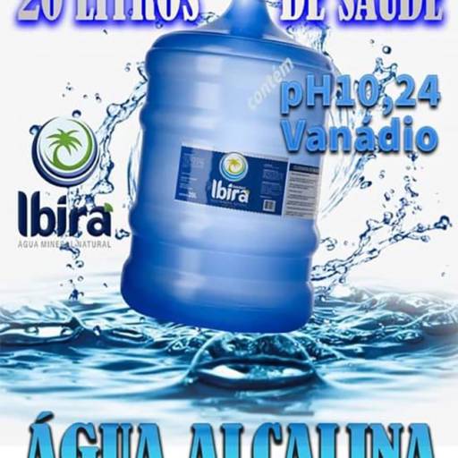 Água Medicinal Ibirac com PH 10,24. por Distribuidora Água Viva - Água e Gás