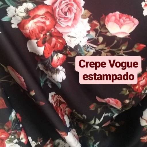 Crepe Vogue em Bauru  por A Exclusiva Tecidos