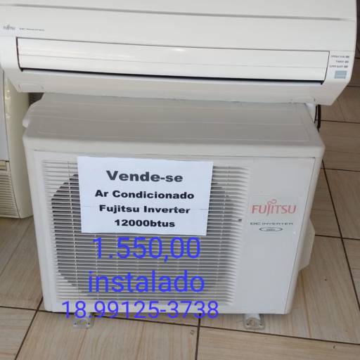 Comprar o produto de Ar Condicionado Fujitsu Inverter 12000 btus em Ar Condicionados pela empresa AG Ar Condicionado em Birigui, SP por Solutudo