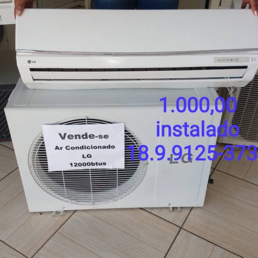 Comprar o produto de Ar Condicionado LG 12000 btus em Ar Condicionados pela empresa AG Ar Condicionado em Birigui, SP por Solutudo