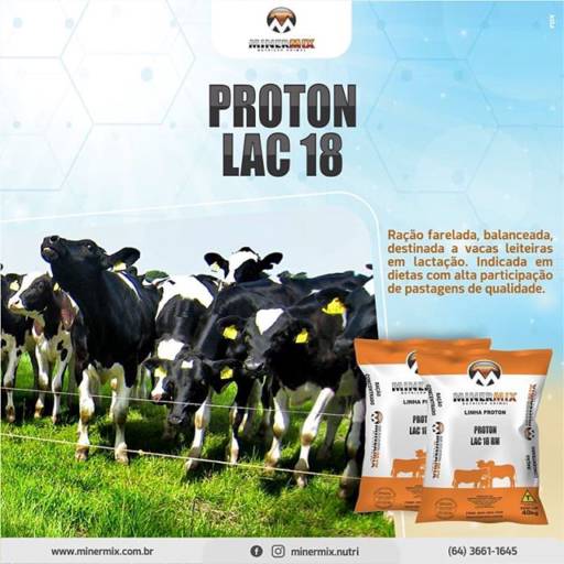 Comprar o produto de Proton Lac 18 em Agro, Indústria e Comércio pela empresa Minermix Nutrição Animal em Mineiros, GO por Solutudo