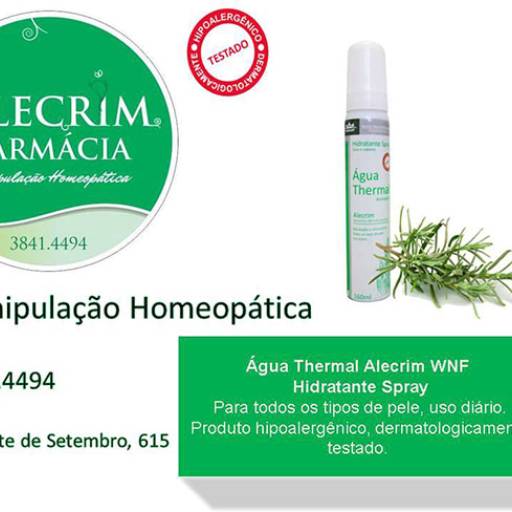 Comprar o produto de Água Thermal!! em Ervas pela empresa Farmácia Alecrim em São Manuel, SP por Solutudo