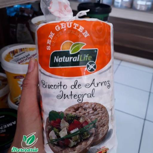 Biscoito de Arroz Integral por Mercearia Alimentos Naturais