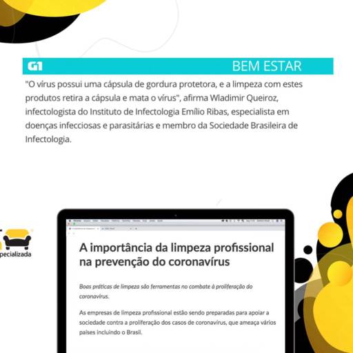 Limpeza Especializada x Coronavírus por Doutor Sofá São Manuel