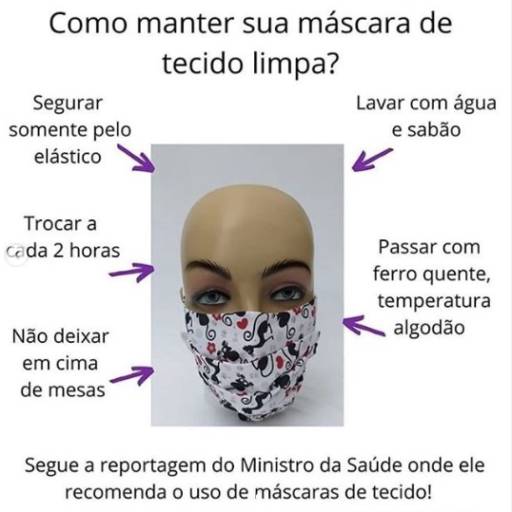 Máscaras de Tecido por Ateliê Kelly Mendonça