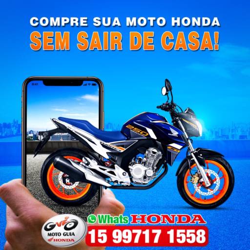 Comprar o produto de Compre sua Moto Honda Sem Sair de Casa! em Motos pela empresa Honda Moto Guia em Itapetininga, SP por Solutudo