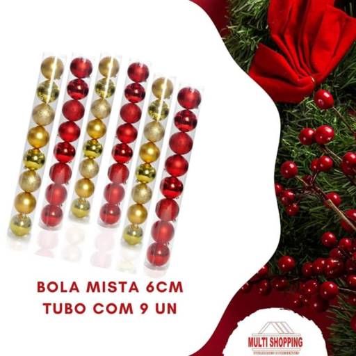 Comprar o produto de Bola de Natal Tubo em A Classificar pela empresa Multi Shopping - Utilidades e Presentes em Ourinhos, SP por Solutudo