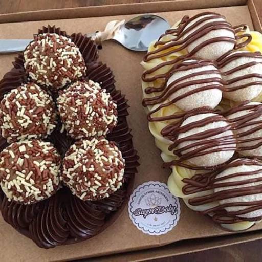 Duo 250g cada - Dois Amores & Ninho com Nutella por Sugar Baby Confeitaria Artesanal