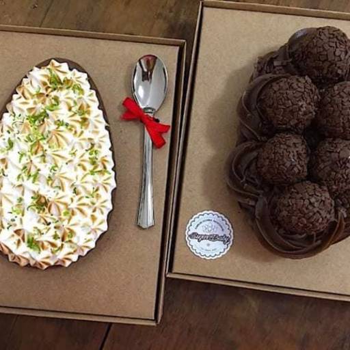 Ovos 350g Torta de Limão & Brigadeiro Gourmet por Sugar Baby Confeitaria Artesanal