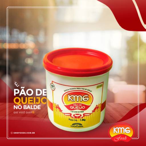 Comprar o produto de Pães de Queijo Massa Fresca - Balde de 01kg em Salgados pela empresa KMG Foods em Foz do Iguaçu, PR por Solutudo