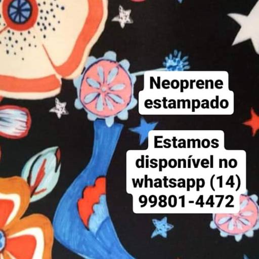 Neoprene Estampado em Bauru  por A Exclusiva Tecidos