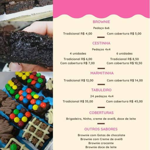 Comprar o produto de Brownies  em Bolos e Doces pela empresa Isis Luna Brownies  em Praia Grande, SP por Solutudo