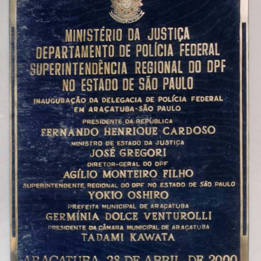 Placa Bronze Fundido por Sinalplaca