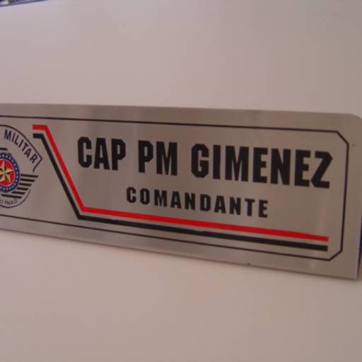Placa de Mesa por Sinalplaca