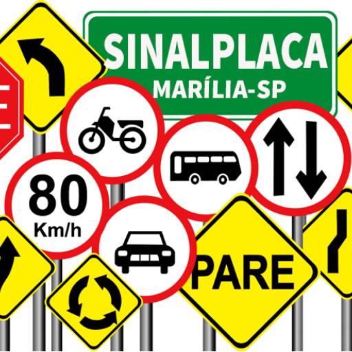 Placas de Trânsito por Sinalplaca