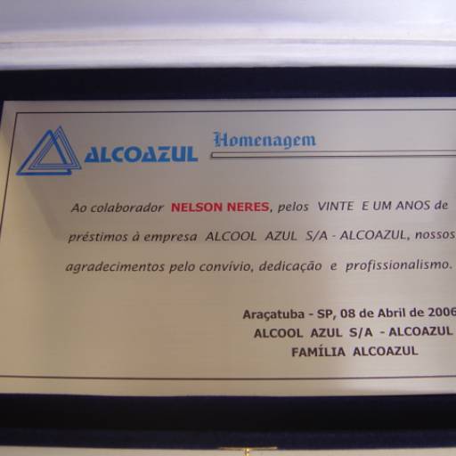 Placa de Aço Inox