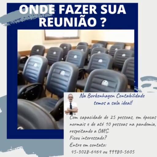 Comprar o produto de Aluguel de Sala de Reuniões em Outros Serviços pela empresa Borkenhagen Contabilidade em Foz do Iguaçu, PR por Solutudo