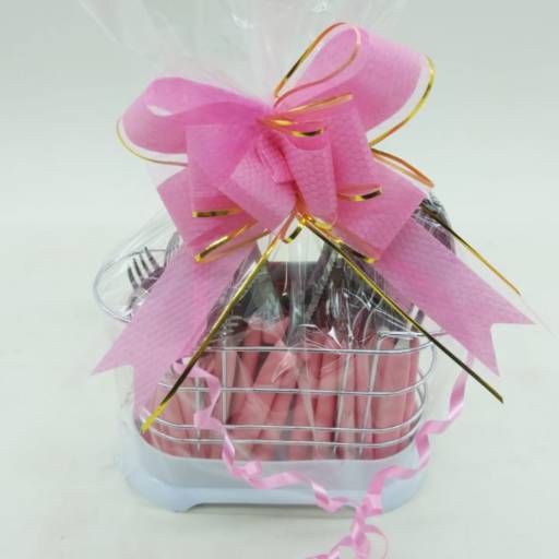 Kit de Talheres Rosa em Foz do Iguaçu, PR por Casa Vitória