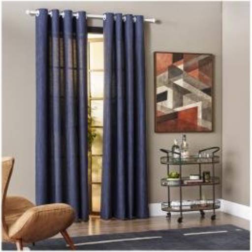 Cortina para Sala Indigo Santista - Ronda 230x280cm