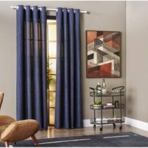Cortina para Sala Indigo Santista - Ronda 180x280cm