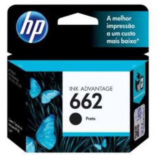 Cartucho de Tinta HP 662 Preto - Original