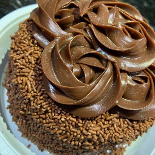 Mini Bolo de Chocolate por Sugar Baby Confeitaria Artesanal