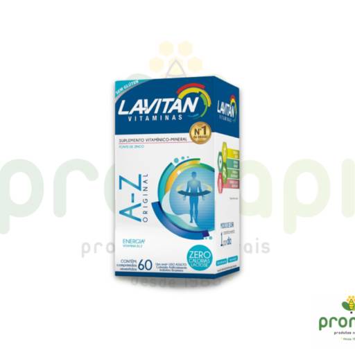 Comprar o produto de Lavitan A-Z Cimed 60 Comprimidos 600mg  em Saúde pela empresa Pronapi Produtos Naturais em Foz do Iguaçu, PR por Solutudo
