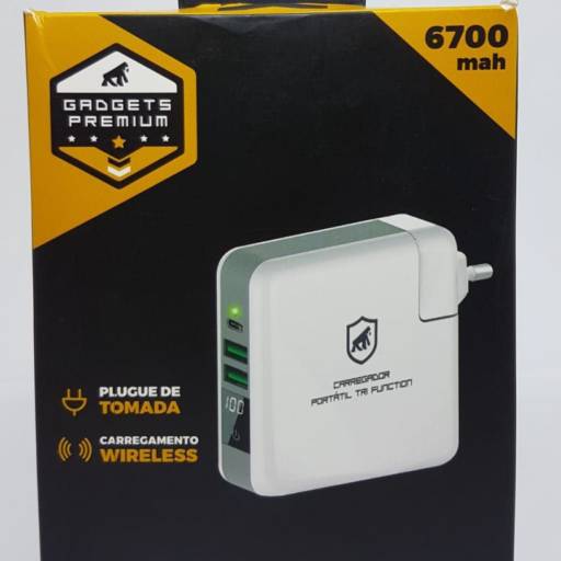 Carregador portátil tri function por Infozcell Assistência Técnica Conserto de Celular