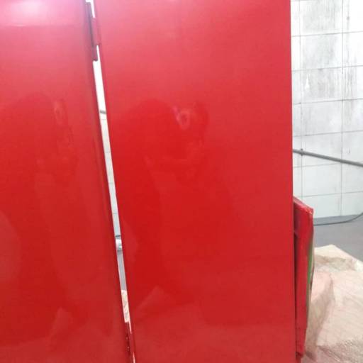 Restauração da pintura de geladeira antiga por Mendonça & Equipe