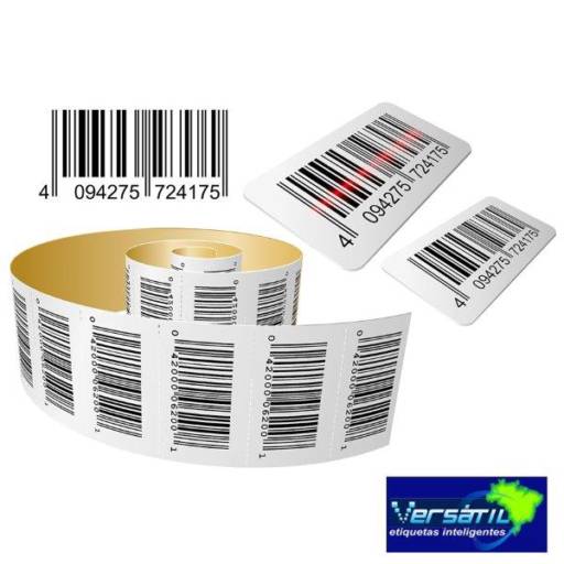 Etiquetas adesivas para código de barras em Bauru e Região por Versátil Etiquetas 